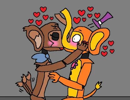 Unexpected Kiss (FNAF 6 Orvilline) by Clawort-Animations on 