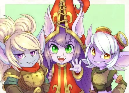 Poppy, Lulu & Tristana Wallpapers & Fan Arts League Of Legen