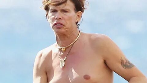 Steven Tyler oben ohne