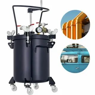 Home Improvement 8 Gallon 30L Pressure Feed Paint Pot Tank S