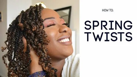 DIY: Easy Individual Spring Twists on Natural Hair Type 4 ha