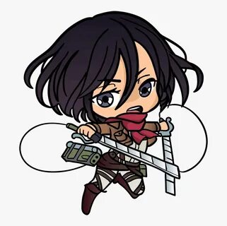 Learn Easy To Draw Mikasa Chibi Step, HD Png Download - kind