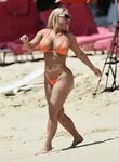 Nicole Coco Austin Wearing A Bikini At A Beach In Barbados -