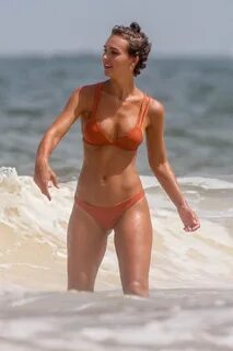 Celebrity Bikini - Rachel Cook In a Bikini On The Beach In T