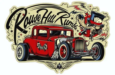 Logo "Rodders Inc." & T-Shirt Design "Rouse Hill Rumble" - A