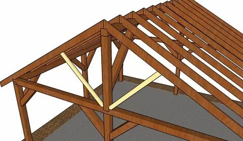 20x20 Picnic Shelter Roof Plans MyOutdoorPlans Free Woodwork