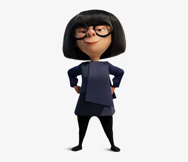 Edna Mode - Incredibles 2 Characters Edna Transparent PNG - 