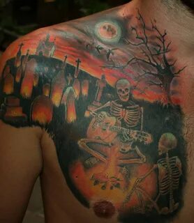 Graveyard Tattoo Images & Designs