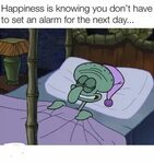 Squidward Sleep Meme - Captions Trend Today