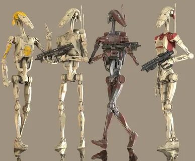 B1 Battle Droids by Yare-Yare-Dong Star wars concept art, St