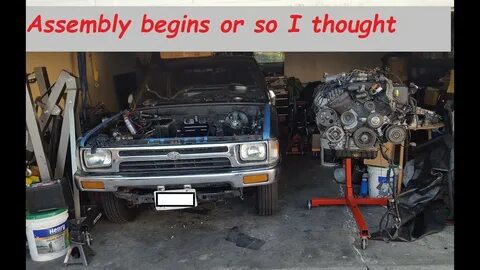 Toyota Pickup V8 Installing a 1UZFE swap kit How to EP 2. - 