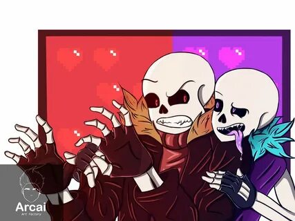 Lust Sans x Fell Sans UnderLust x UnderFell Undertale Rus Am