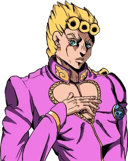 Giorno Giovanna - Drawing, Transparent Png - Original Size P