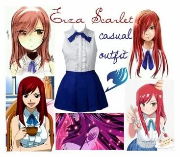 "Casual outfit - Erza Scarlet" by erinne1 ❤ liked on Polyvor