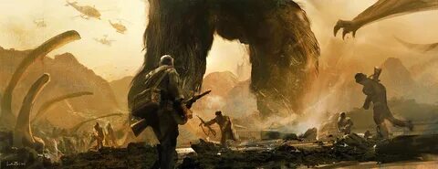 Kong - Skull Island by sansansketch Art 2D CGSociety