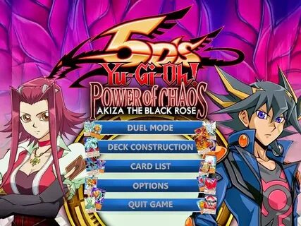 Yu-Gi-Oh! 5D’s Power Of Chaos Akiza The Black Rose (MOD)(PC)