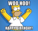 woo hoo! Happy birthday! - Homer Simpson Woohoo Meme Generat