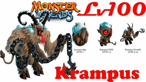 Крампус монстр на прокачку Monster Legends