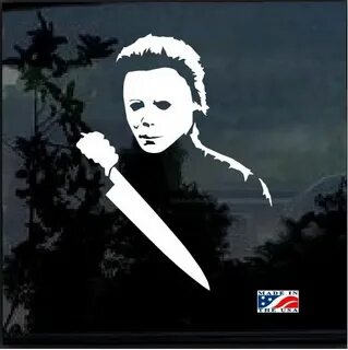 Michael Myers Horror a4 Window Decal Sticker MADE IN USA Mic