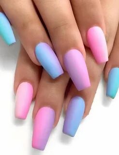 Einfache Pastell Ombre Nagellack Designs & Arts im Jahr 2019