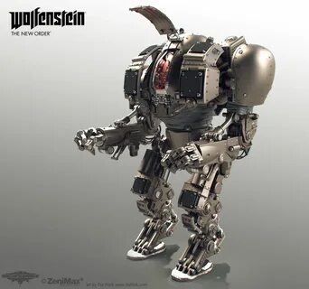 Wolfenstein: The New Order highpoly art - Art for Games Wolf