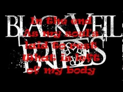 Black Veil Brides In The End lyrics video - YouTube