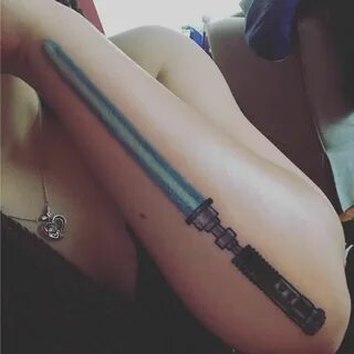 Lightsaber Tattoo - SkillOfKing.Com