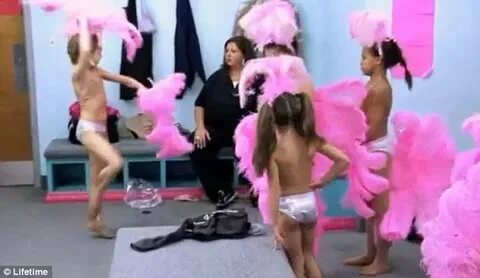 Dance Moms hits a new low: Girls as young as EIGHT wear nude