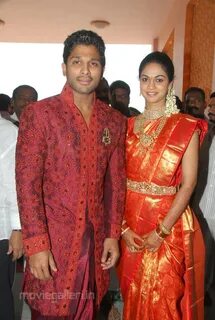 Allu Arjun Sneha Reddy Marriage Reception Photos Gallery Sti