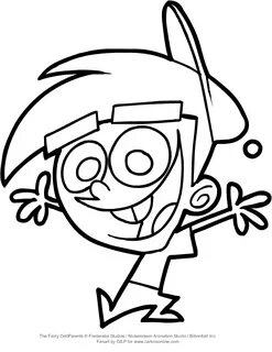 Timmy Turner (Two Quirks) coloring page