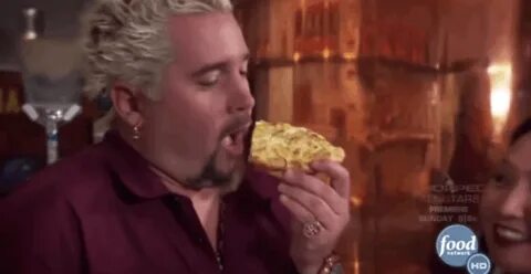 Guy Fieri Eating Pizza in Slow Motion to 'Killing Me Softly'