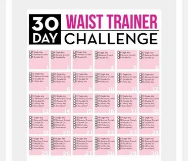 "30 DAY WAIST TRAINER CHALLENGE" Workout for flat stomach, W