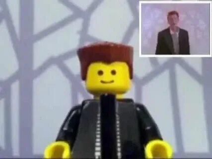 never gonna give you up in lego aka you got rick rolled - Yo