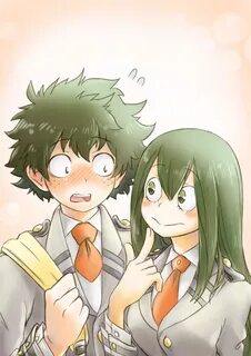 Tsuyu asks Izuku on a date by ILOforma.deviantart.com on @De