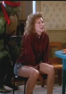 Judith Hoag as April O'Neil, 1990 April o'neil, Judith hoag,