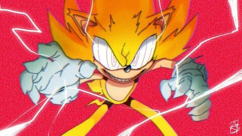 Fleetway Super Sonic the hedgehog Sonic, shadow, Sonic art, 