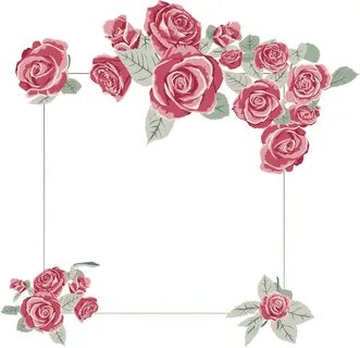 Rose frame png, Rose frame png Transparent FREE for download