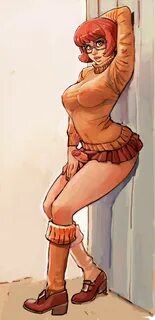 Velma :: Futa Solo :: r34 (тематическое порно/thematic porn)