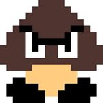Pixilart - Pixel Goomba by TwoZeroNine