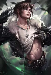 Squall Leonhart/#1998287 Male pinup, Sakimichan art, Squall