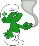 Library of stoner smurf vector freeuse library png files ► ►