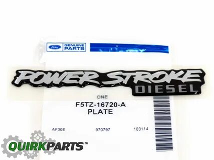 Powerstroke Logo Font Decal sticker Diesel Ford truck pickup