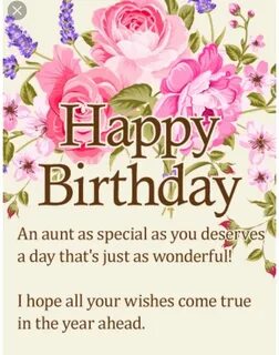 🌸 🎂 🌺 Happy birthday aunt, Birthday greetings for aunt, Birt