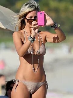 Lady Victoria Hervey Bikini Candids in Miami GotCeleb
