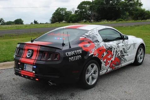 Choctaw D.A.R.E Mustang Wrap Car Wrap City