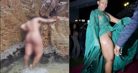 South African socialite, Zodwa Wabantu goes completely nude 