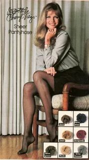 Vintage catalog pantyhose hosiery & Cheryl Tiegs fashion cli