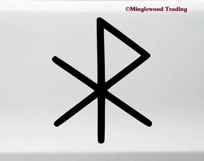 Love Bind Rune Vinyl Sticker Viking Symbol Glyph Bindrune Et
