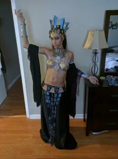 Homemade Akasha Queen of the Damned costume Halloween costum