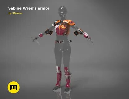 Sabine Wren whole costume separately - 3Demon - 3D print mod